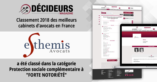 Classement 2018 des meilleurs cabinets d'avocats en France